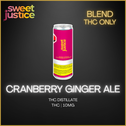 Sweet Justice - Cranberry Ginger Ale - 355Ml
