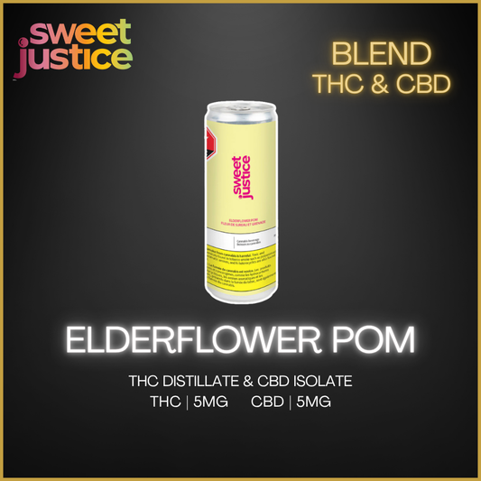 Sweet Justice - Elderflower Pom Beverage - 355Ml