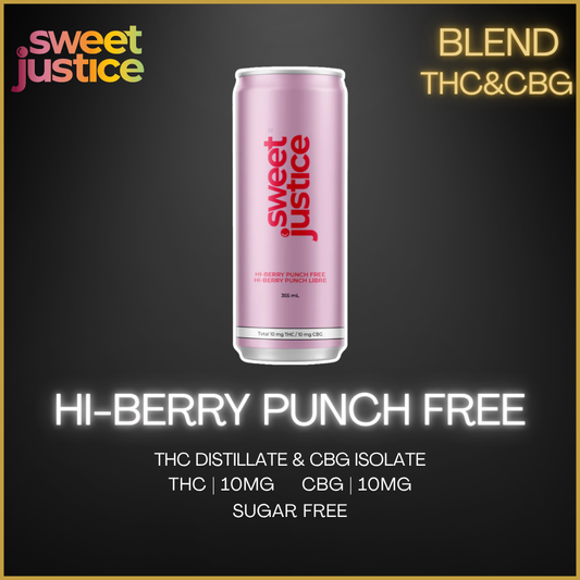 Sweet Justice - Hi-Berry Punch Free (10+10Cbg) - 355Ml