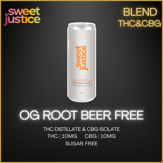 Sweet Justice - Og Root Beer Free (10+10Cbg) - 355Ml