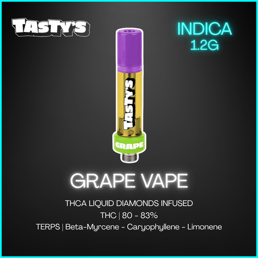 Tasty'S - Grape 510 Dist Vape - 1.2G
