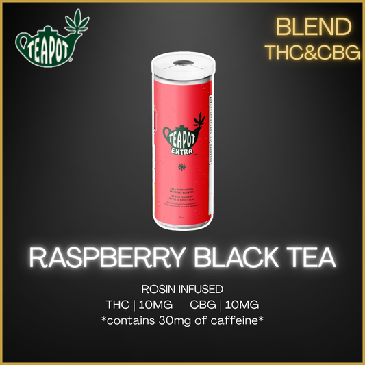 Teapot - Cbg + Rosin Infused Raspberry Black Tea - 355Ml