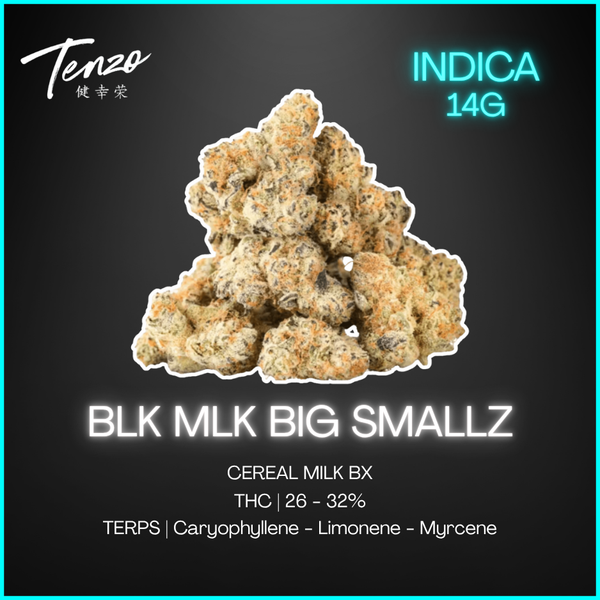 Tenzo - Big Smallz - Blk Mlk - 14G – Pineapple Victoria