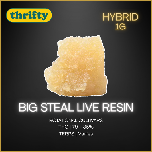 Thrifty - Big Steal Live Resin Concentrate - 1G