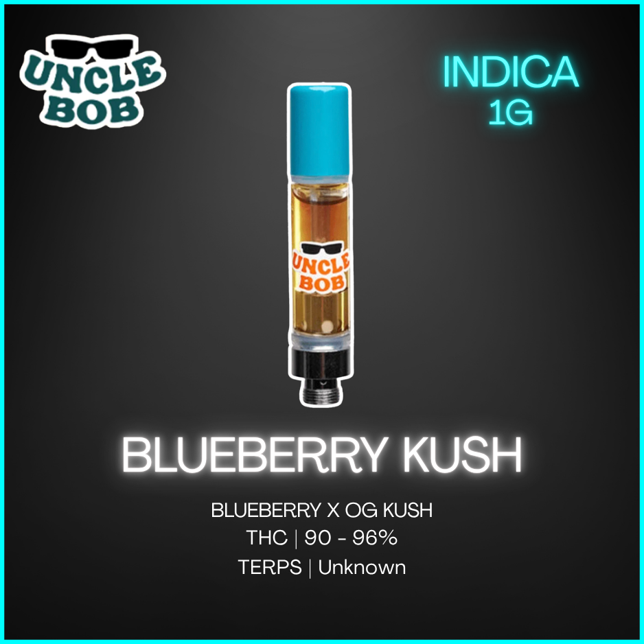 Uncle Bob - Blueberry Kush Vape Cartridge - 1g