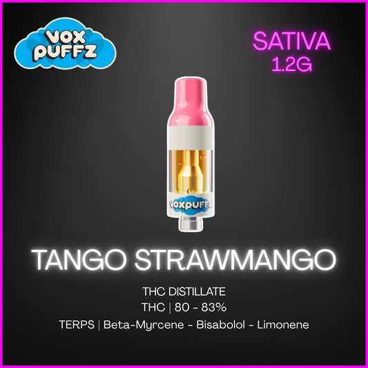 Voxpuffz - Tango Strawmango 510 Cartridge 1000 Mg Thc - 1.2G