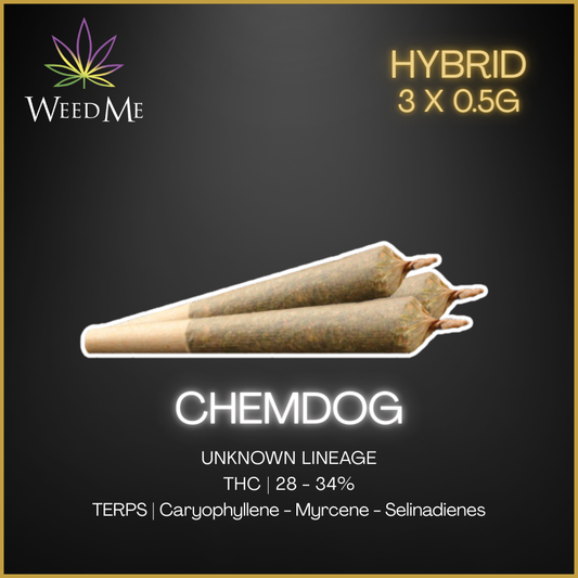 Weed Me - Chemdog Pre-Rolls - 1.5G