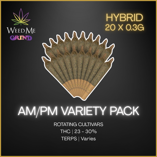 Weed Me Grind - Am/Pm Variety Pack Pre-Rolls - 8G