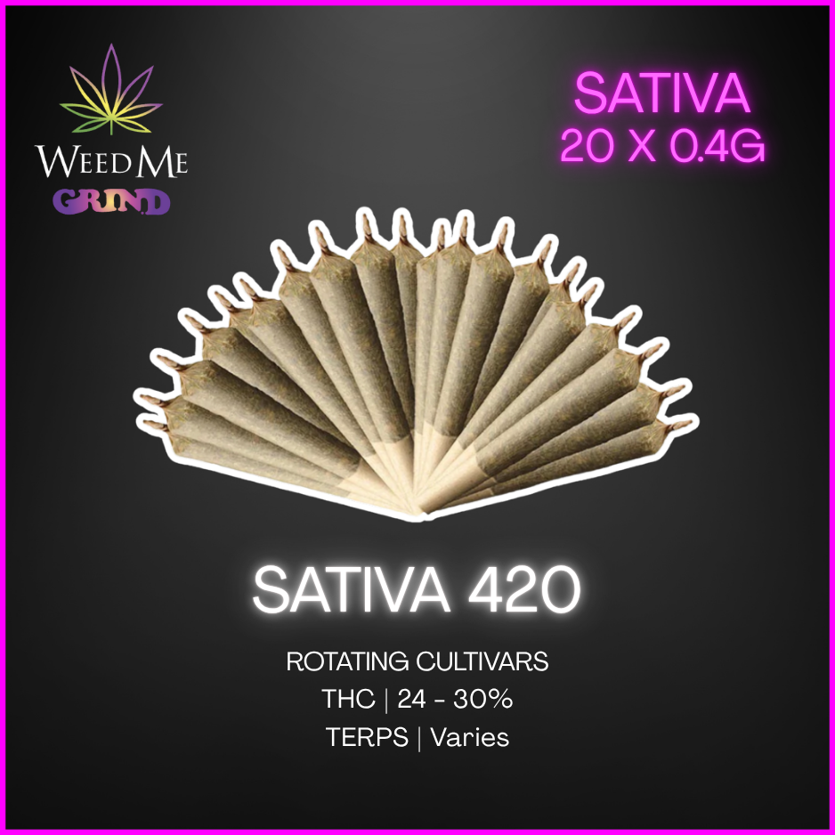 Weed Me Grind - Sativa 420 Pre-Rolls