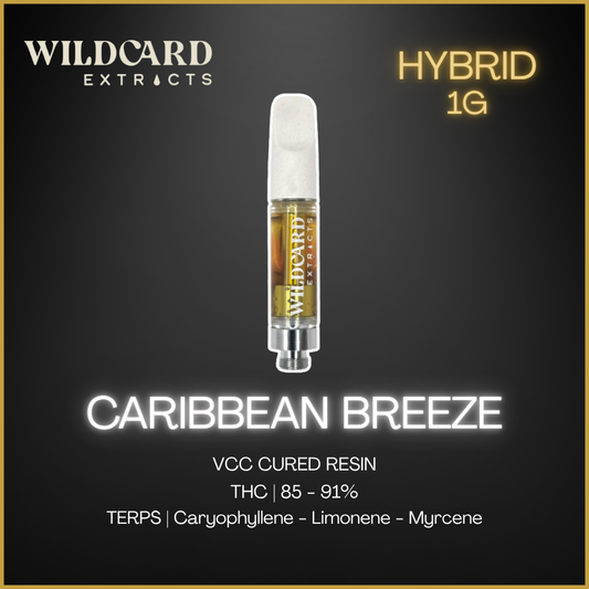 Wildcard Extracts - Caribbean Breeze Cured Resin Vape - 1G