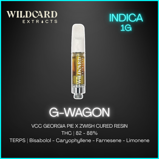 Wildcard Extracts - G-Wagon Cured Resin Vape 1G - 1G