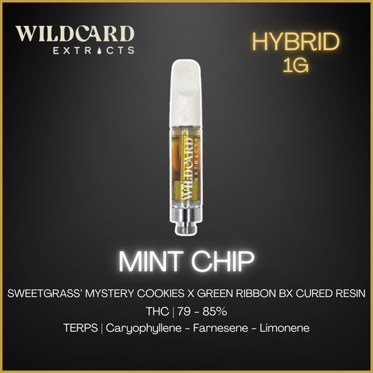Wildcard Extracts - Mint Chip Cured Resin Cartridge - 1G