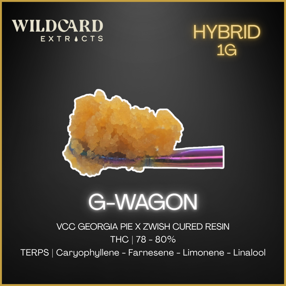 Victoria Cannabis Co. - G-wagon Cured Resin - 1g