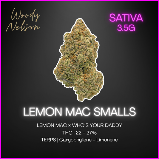 Woody Nelson - Lemon Mac Premium Smalls - 3.5g