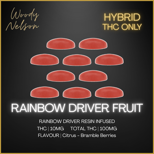 Woody Nelson - Rainbow Driver Fruit Chews - 10x10mg