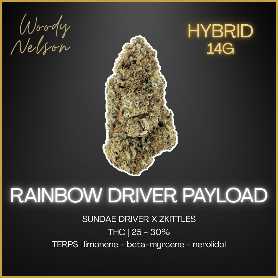 Woody Nelson - Rainbow Driver Payload - 14g
