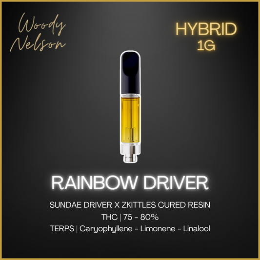 Woody Nelson - Rainbow Driver Vape - 1G