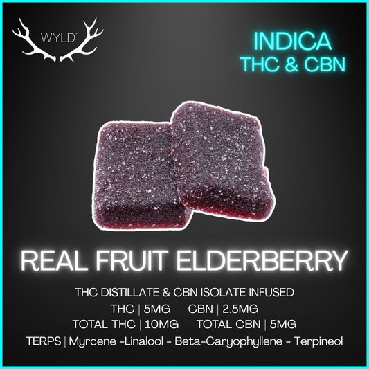 Wyld - Rl Frt Elderberry Cbn Gummies - 8G