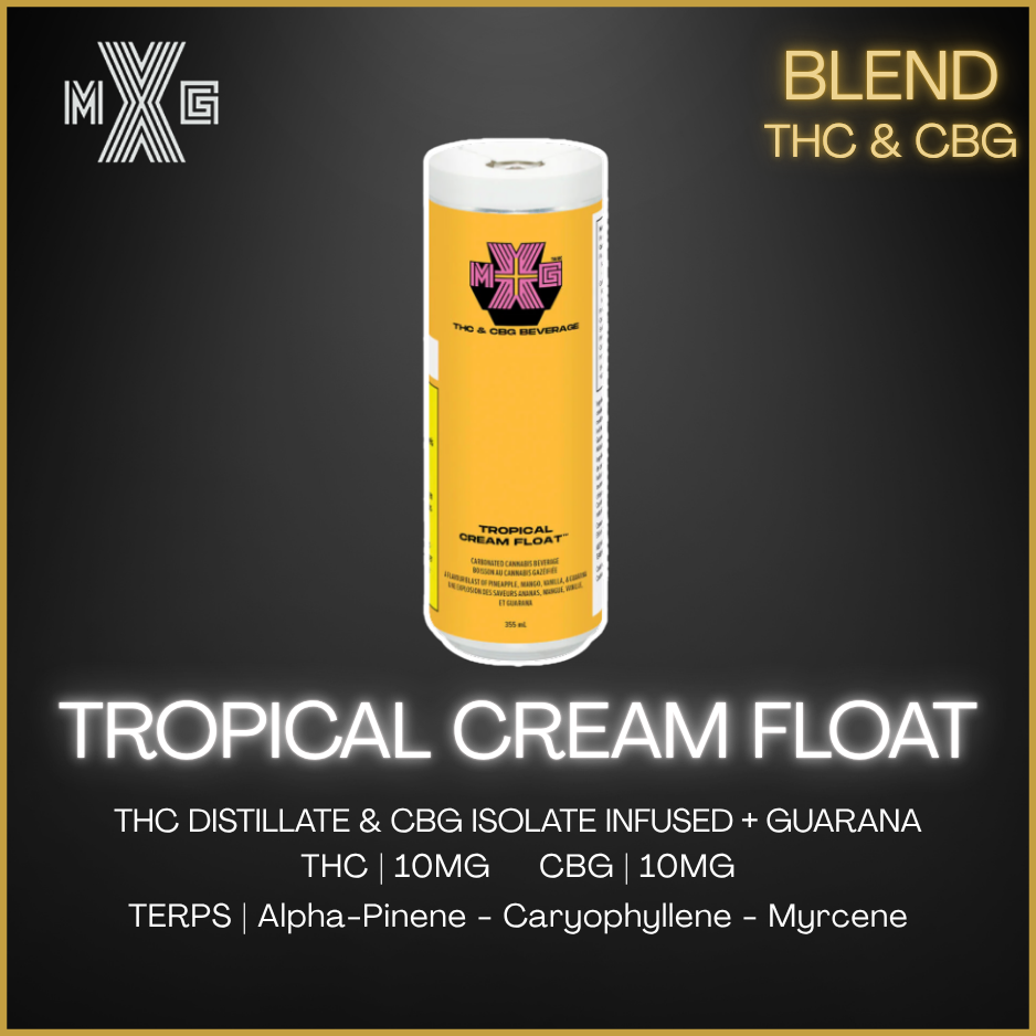 Xmg+ - Xmg+ Tropical Cream Float Drink (10Mg Thc & Cbg) - 355Ml