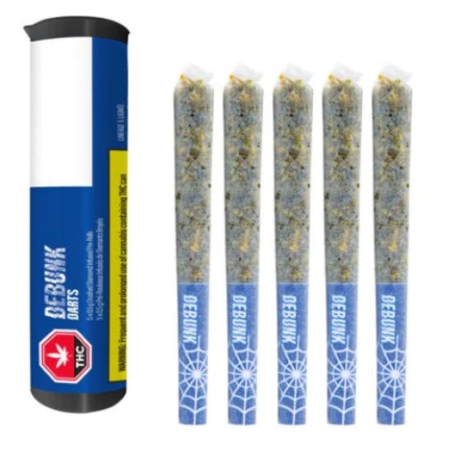 Debunk - Blue Widow Indica Crushed Diamond Infused Pre-Roll